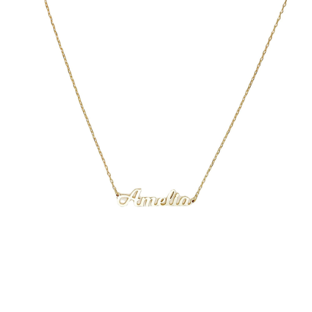 name necklace, popular cross-border item in Europe and America, DIY custom English letter collarbone chain, stainless steel material